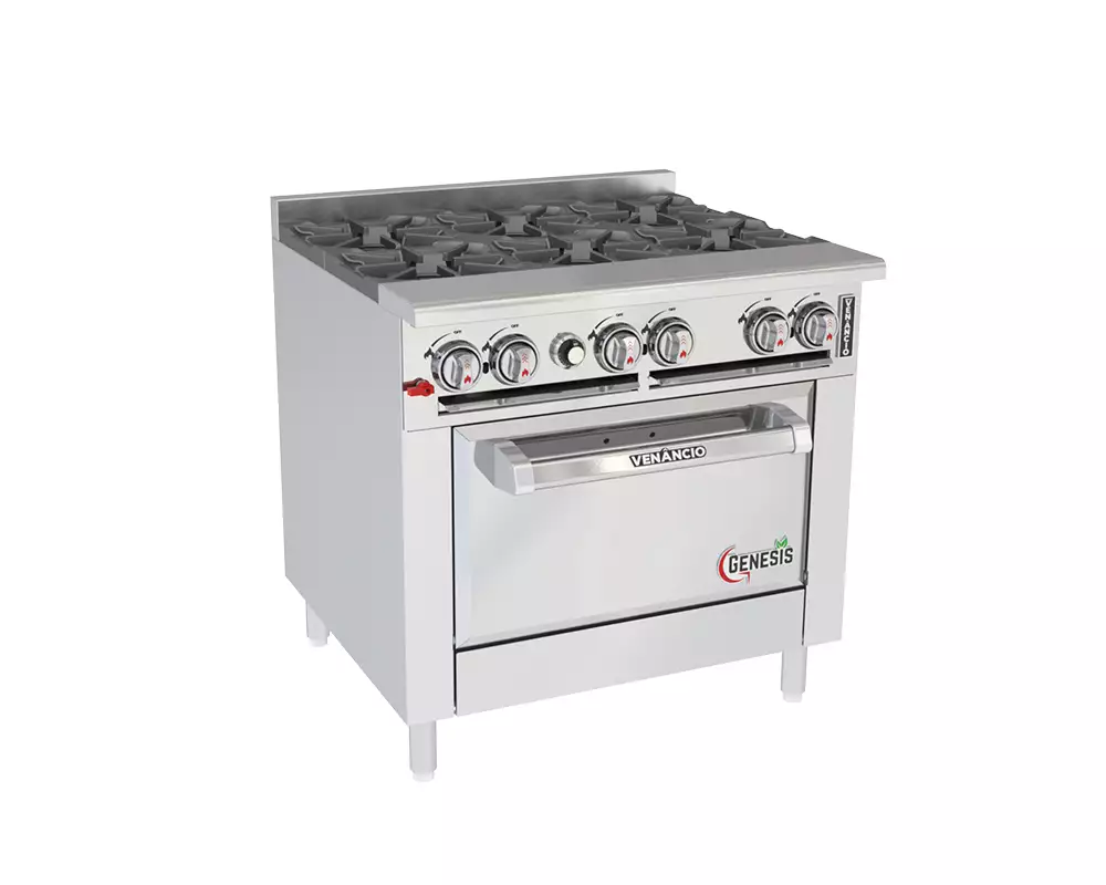 Fogão com Forno Standard Genesis 36" - Platibanda Baixa