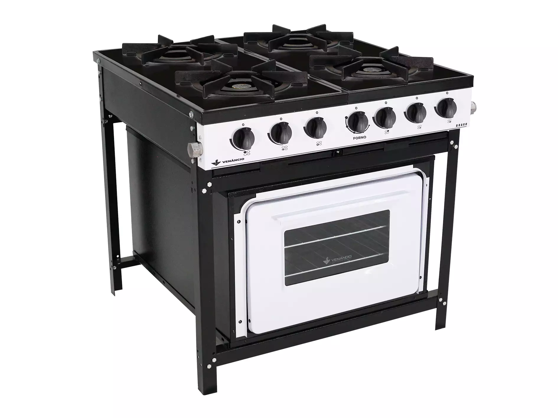 Fogão Bravo 4 Queimadores com Forno