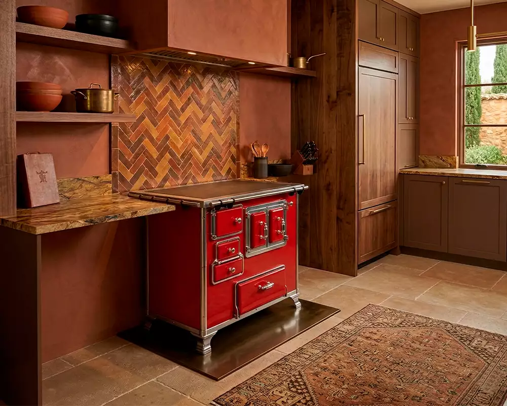 Fogão a Lenha com Chapa Vitrocerâmica 02 - Tradicional